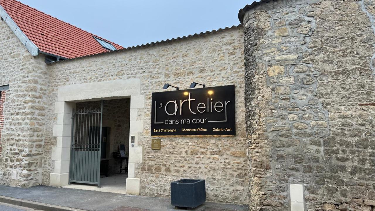 Bed and Breakfast L'Artelier Dans Ma Cour Hermonville Экстерьер фото